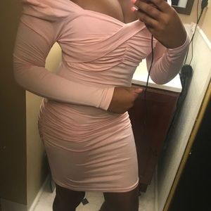 Baby pink dress